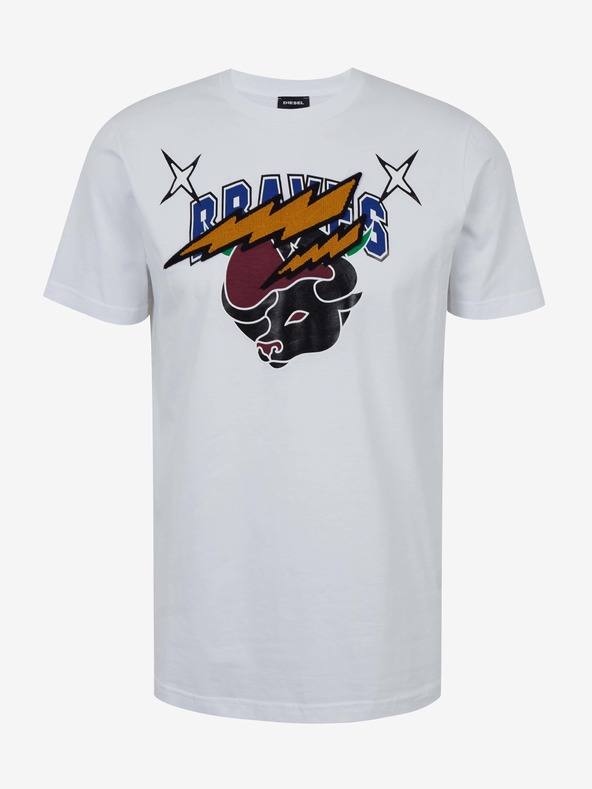 Diesel Just T-shirt Blanco