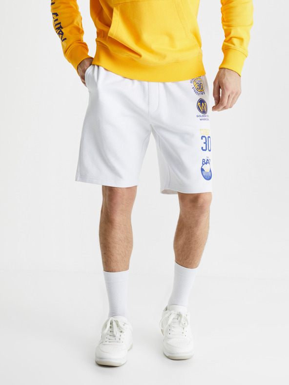 Celio NBA Golden State Warriors Short Pants Blanco