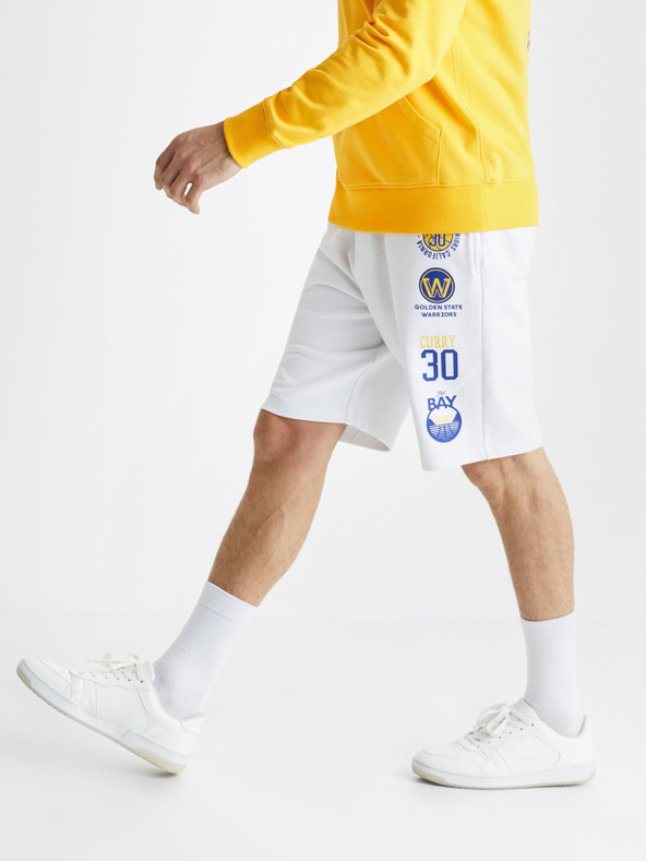 Celio NBA Golden State Warriors Short Pants Blanco