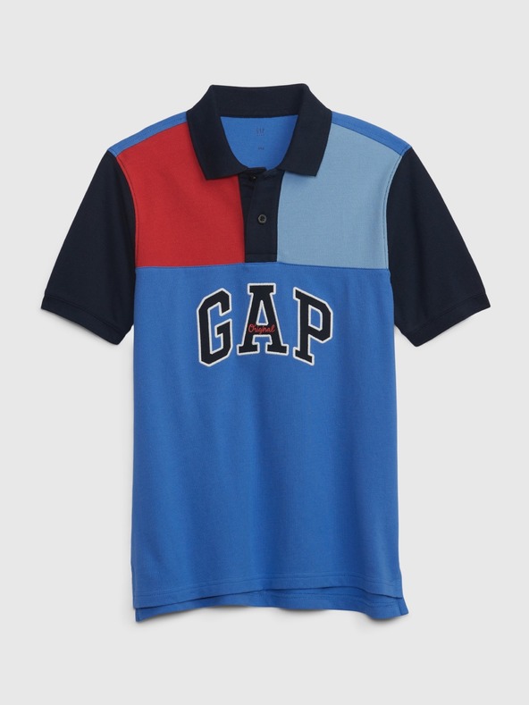 Gap Tricou Polo Pentru Copii Albastru