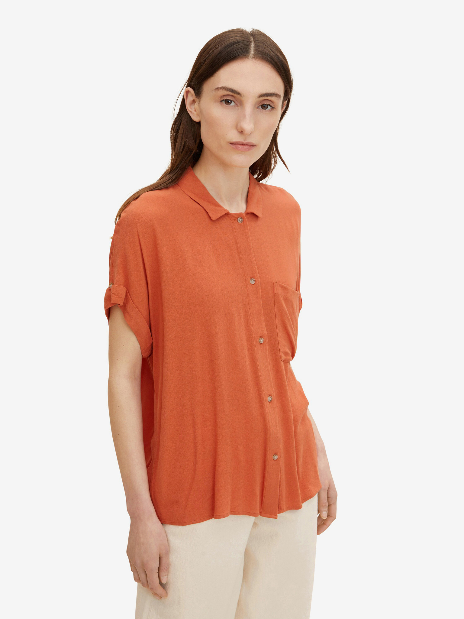Košile Tom Tailor | Oranžová | Dámské | 36