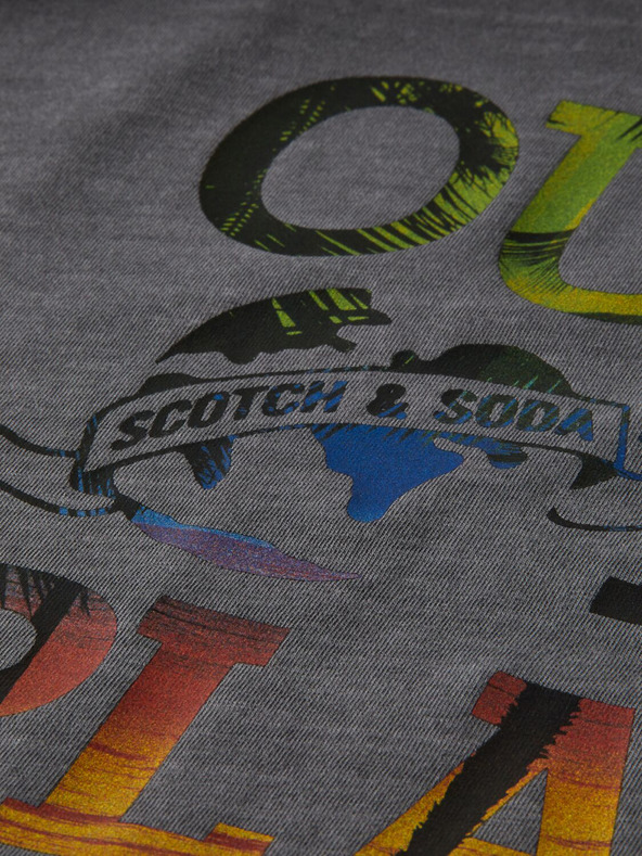 Scotch & Soda Camiseta Gris