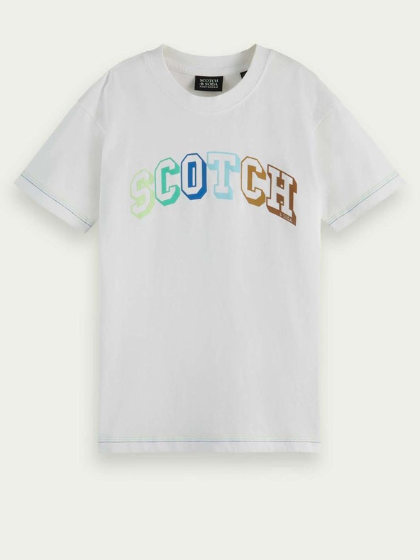 Scotch & Soda Camiseta Infantil Blanco