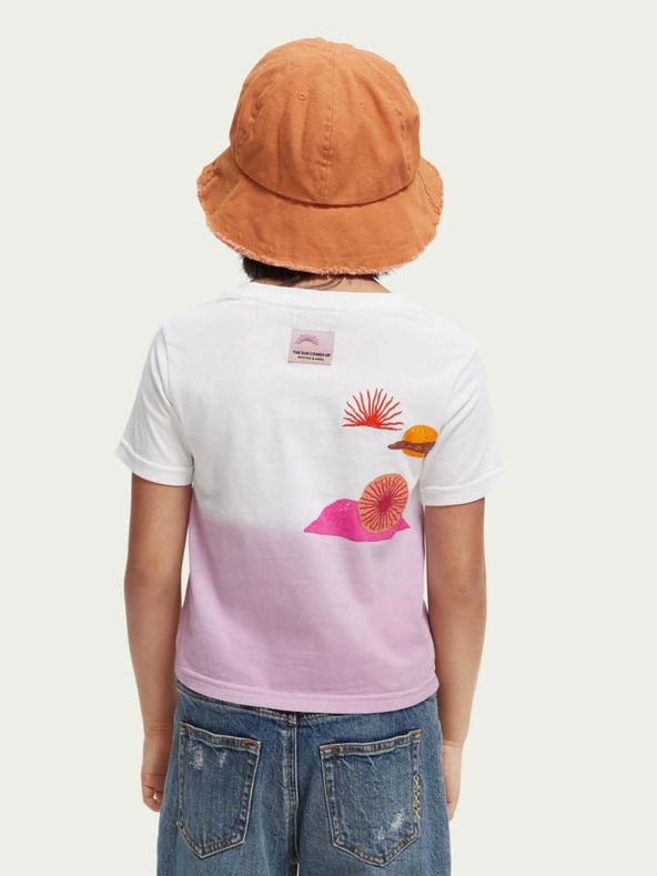 Scotch & Soda Camiseta Infantil Rosa