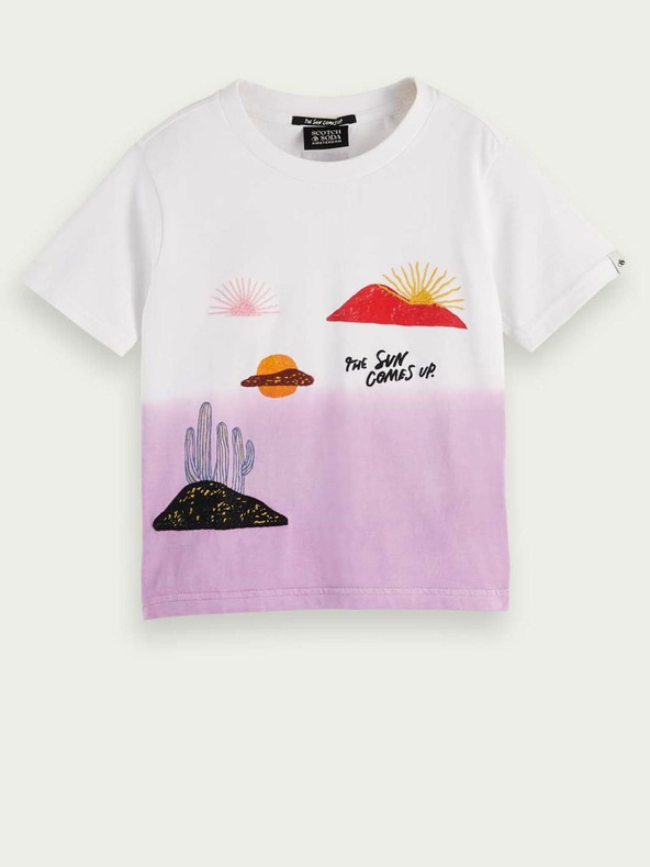 Scotch & Soda Camiseta Infantil Rosa