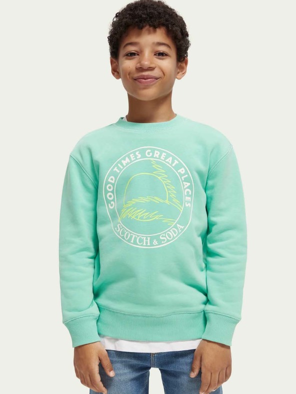 Scotch & Soda Sudadera Infantil Verde