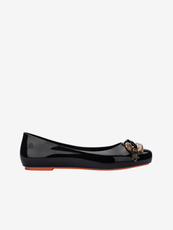 Melissa Aura Chain Ballet Pumps Negro