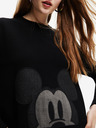 Desigual Mickey Patch Denim Svetr