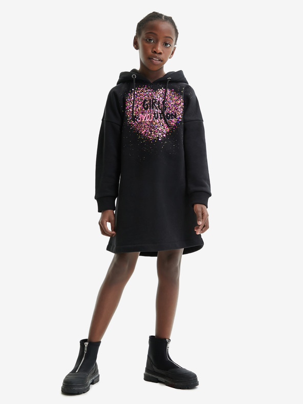 Desigual Ariza Kids Dress Negro