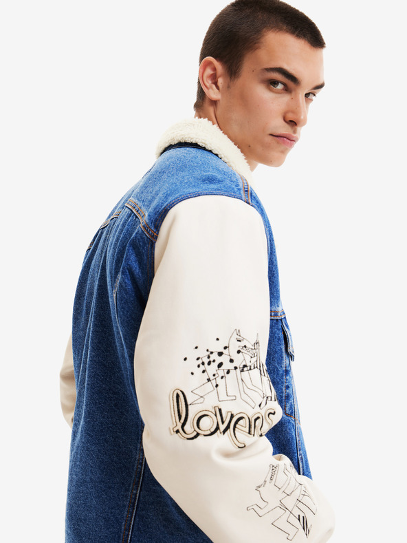 Desigual Wolf Jacket Azul