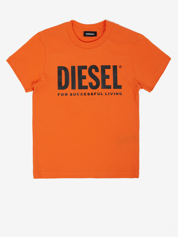 Diesel Camiseta Infantil Naranja