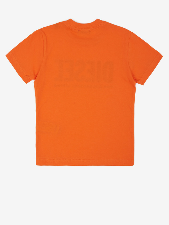 Diesel Camiseta Infantil Naranja