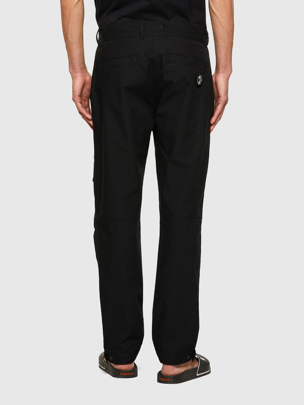 Diesel Side Trousers Negro