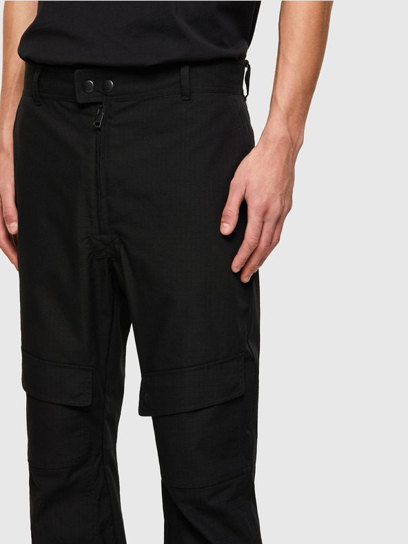 Diesel Side Trousers Negro