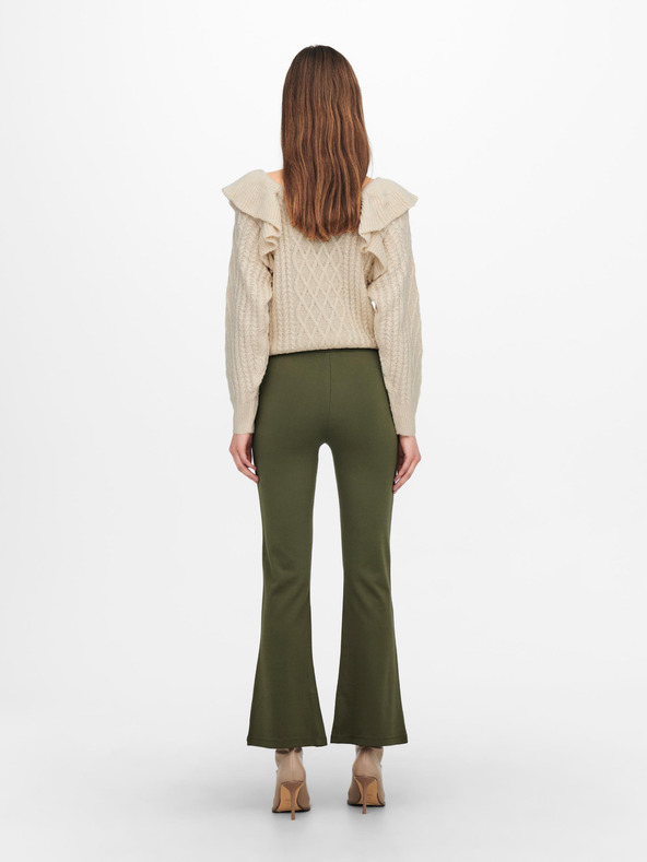 Jacqueline De Yong Pretty Trousers Verde