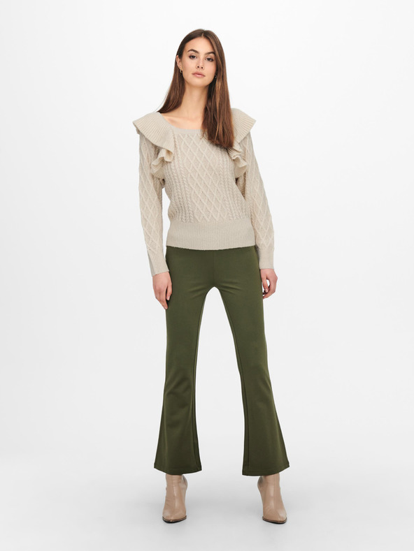 Jacqueline De Yong Pretty Trousers Verde