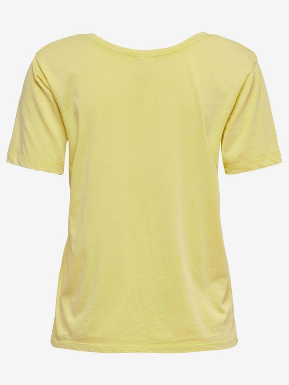 Jacqueline De Yong Farock T-shirt Amarillo