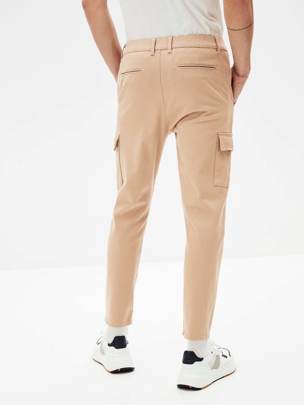 Celio Cargo Ronar Trousers Beis