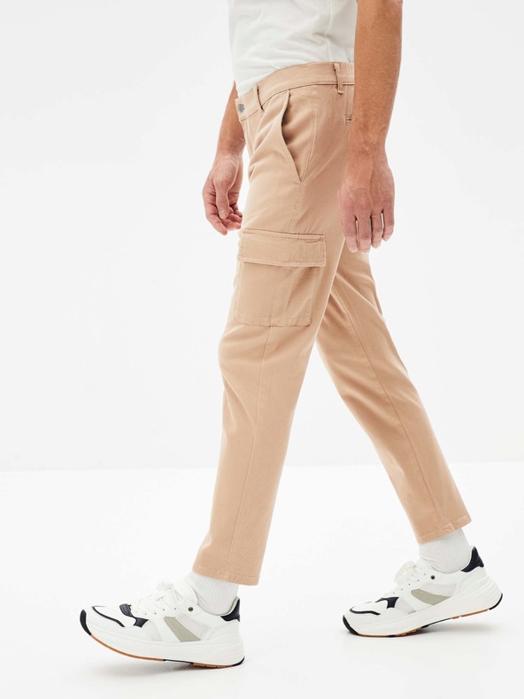 Celio Cargo Ronar Trousers Beis