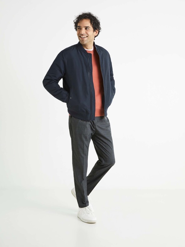 Celio Avocheck Trousers Gris