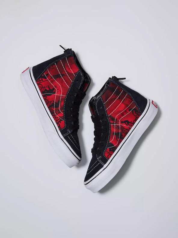 Vans Vans X Stranger Things Sk8-Hi Zip Kids Sneakers Negro