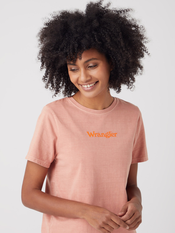 Wrangler Camiseta Naranja