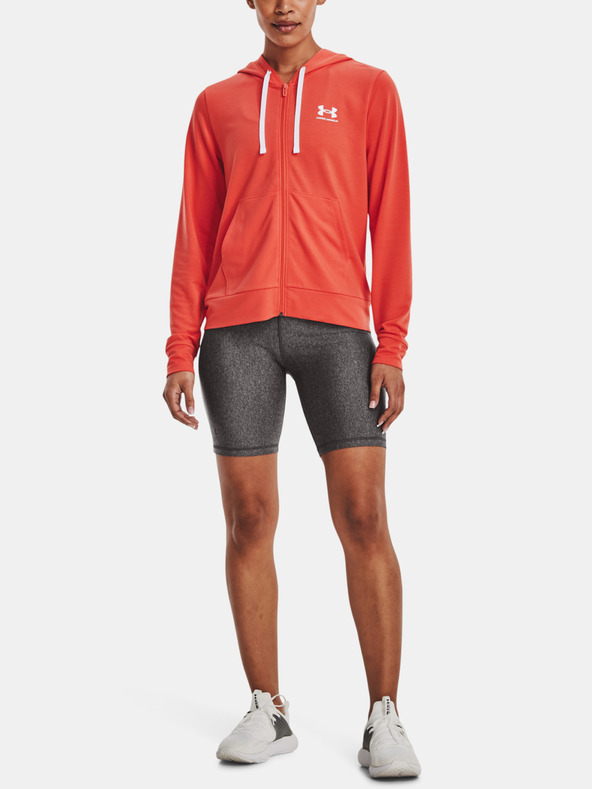 Under Armour Rival Terry FZ Sweatshirt Naranja