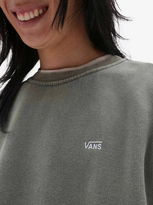 Vans ComfyCush Wash Crew Sweatshirt Verde