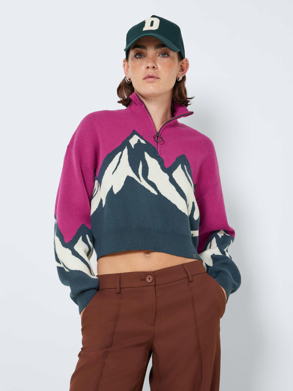 Noisy May Peaks Sweater Rosa