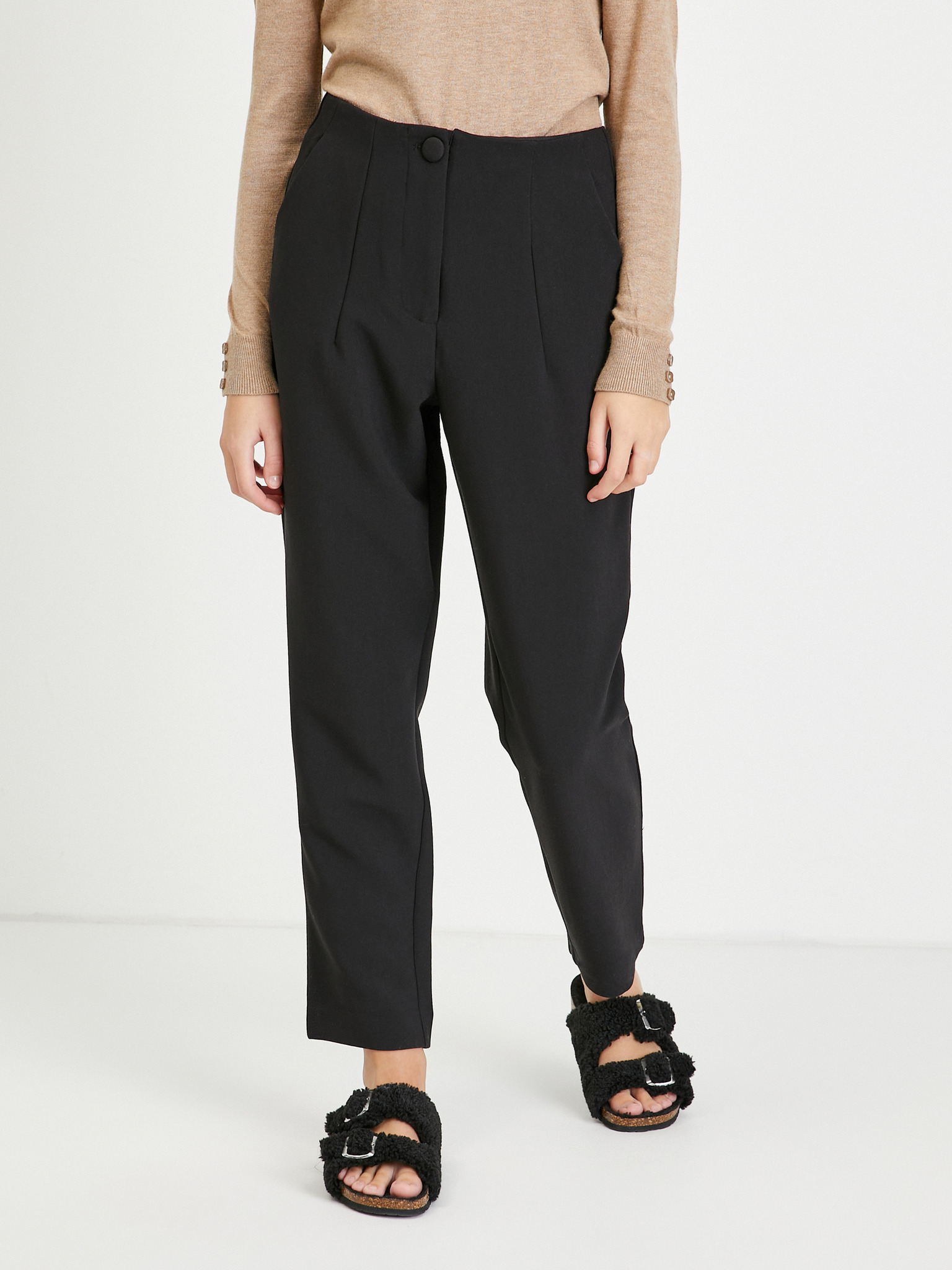 Topshop Embroidered Chiffon Beach Pants In Black - Part Of A Set | ModeSens