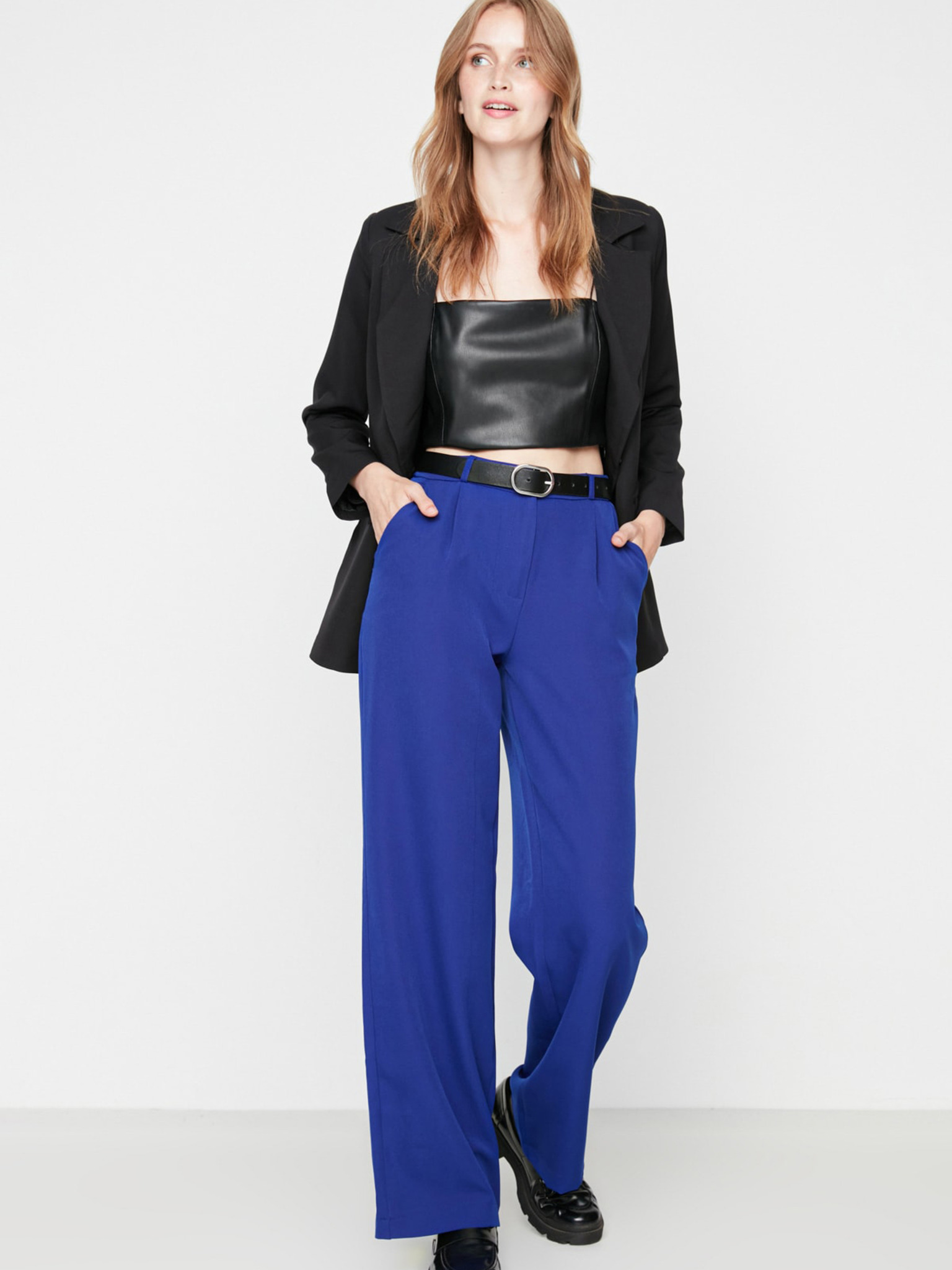 Trendyol Black Elastic Regular Trousers | Azadea Kuwait