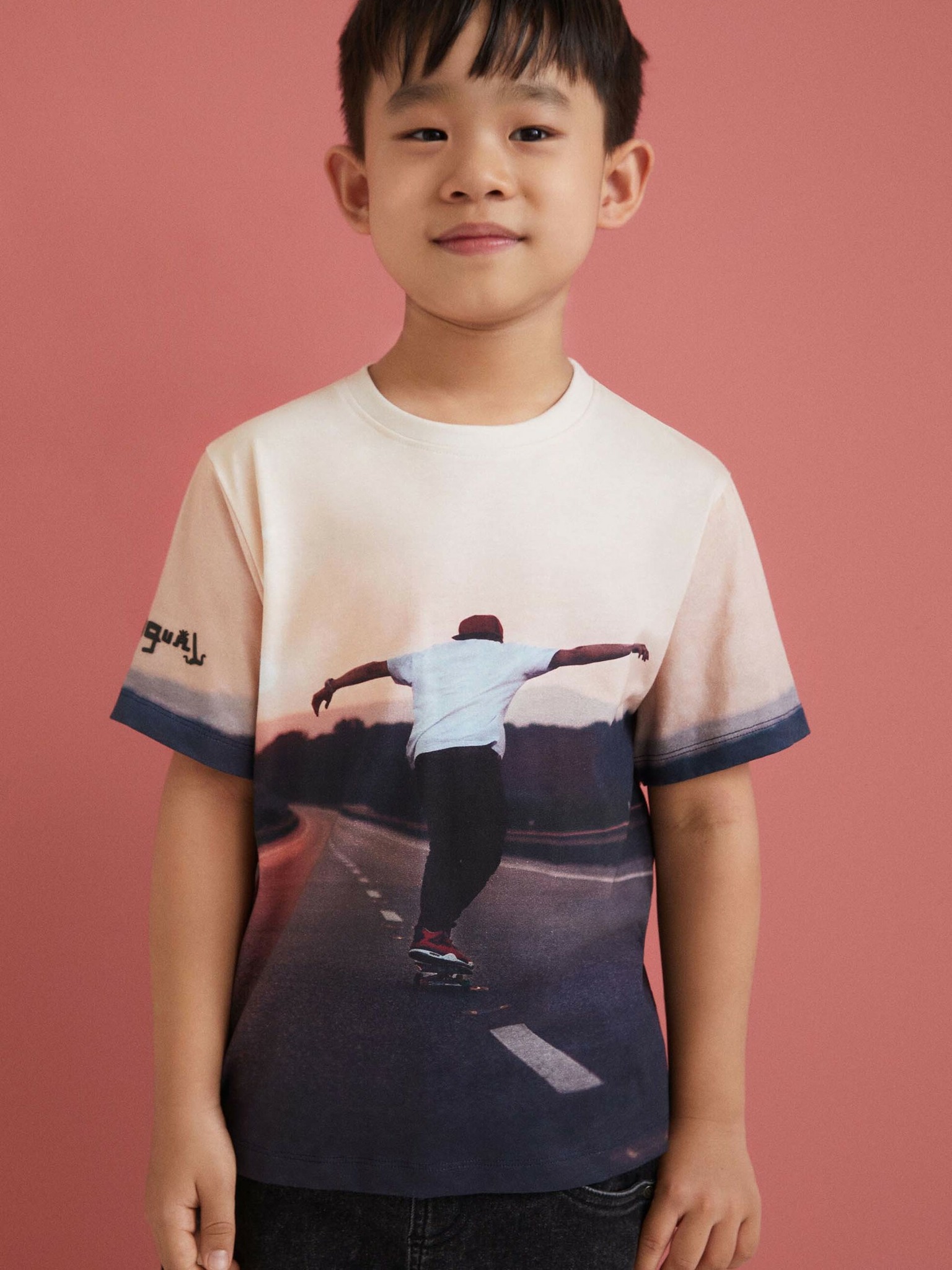 Fotografie Kiwi Triko dětské Desigual | Růžová | Chlapecké | 98-104