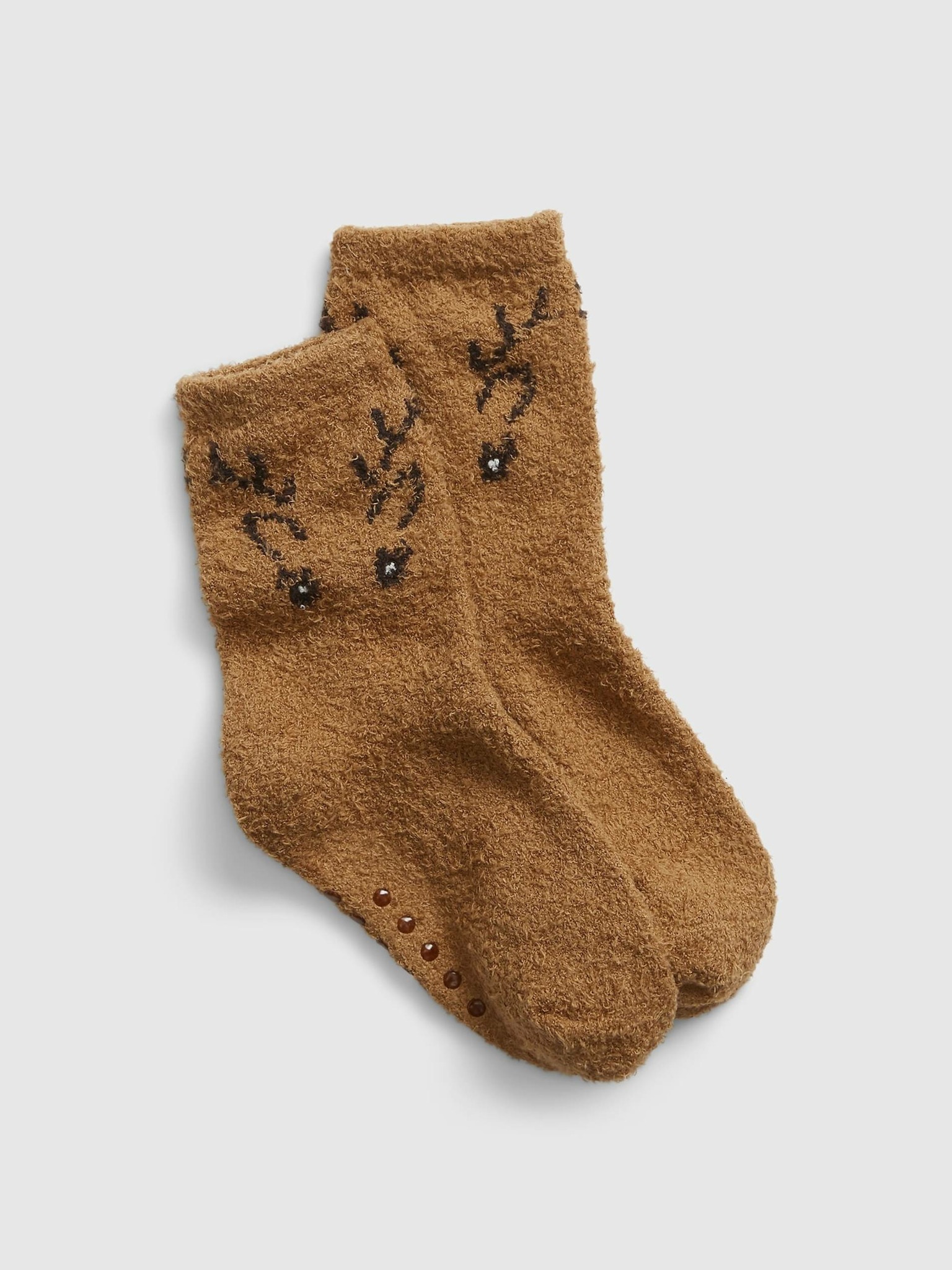 Fotografie Hnědé dětské ponožky GAP - 146-152