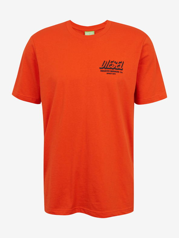 Diesel Just Koszulka Pomarańczowy