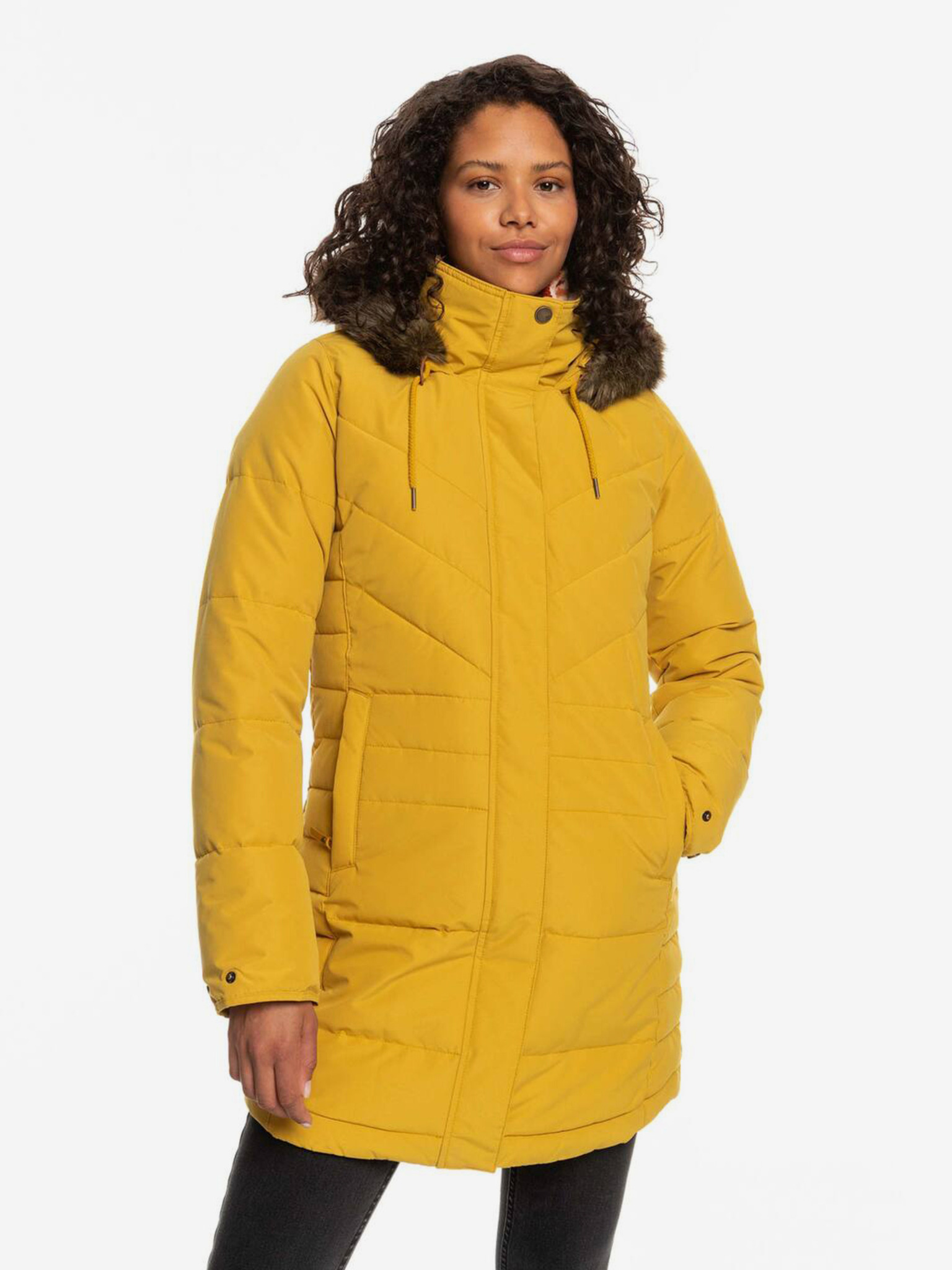 Ellie Zimní bunda Roxy | Žlutá | Dámské | M