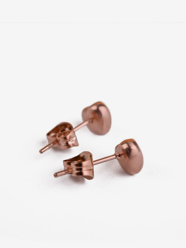 Vuch Rose Gold Sparkle Earrings Rosa