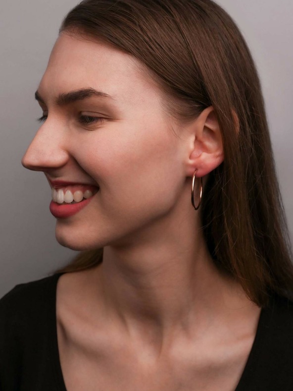 Vuch Rose Gold Yetta Earrings Rosa