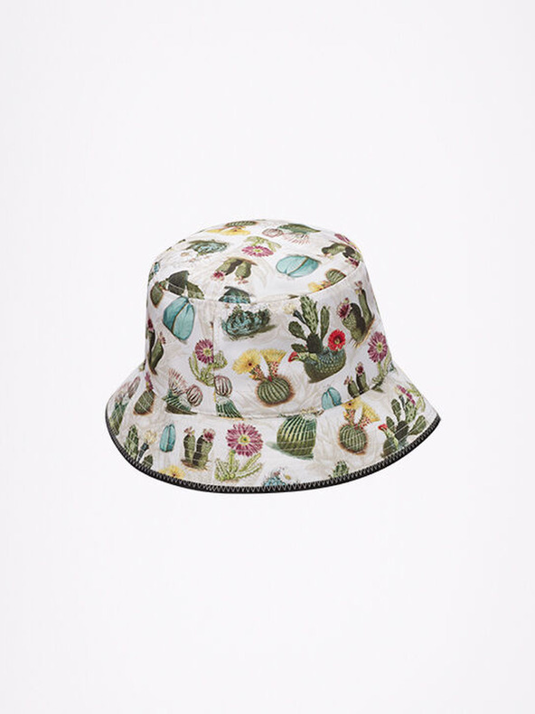 Converse Pattern Bucket Hat Blanco