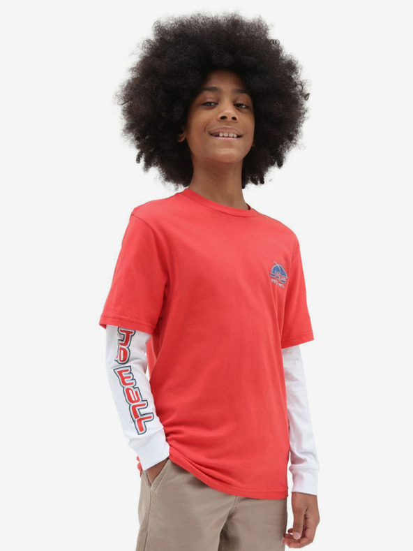 Vans Digitally Free Twofer Kids T-shirt Rojo