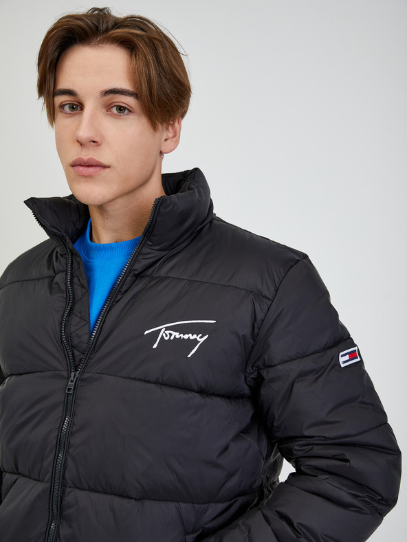 Tommy Jeans Signature Puffer Jacket Negro