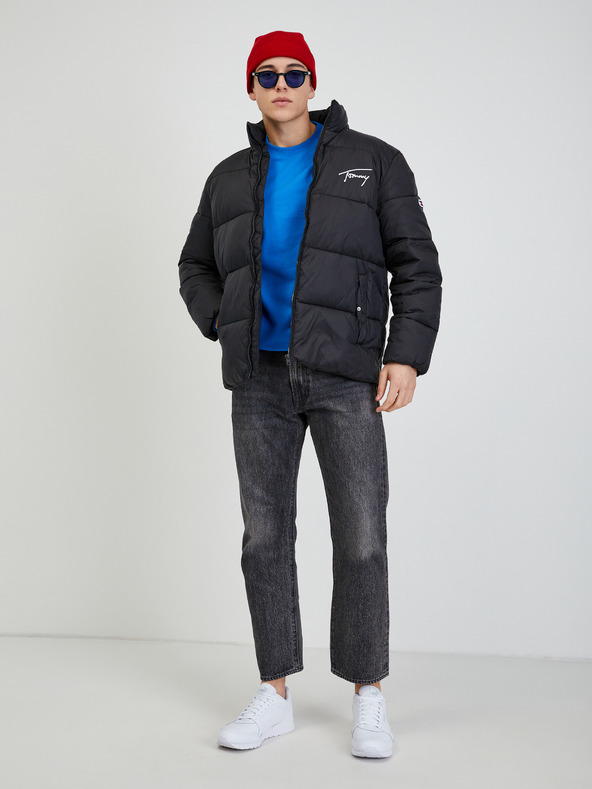 Tommy Jeans Signature Puffer Jacket Negro