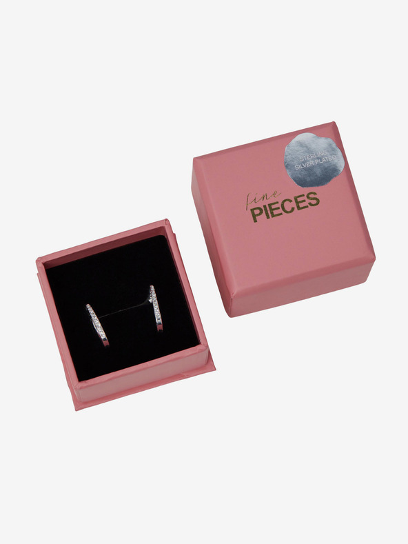 Pieces Mulle Earrings Plateado