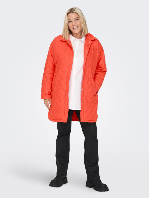 ONLY CARMAKOMA New Tanzia Coat Naranja