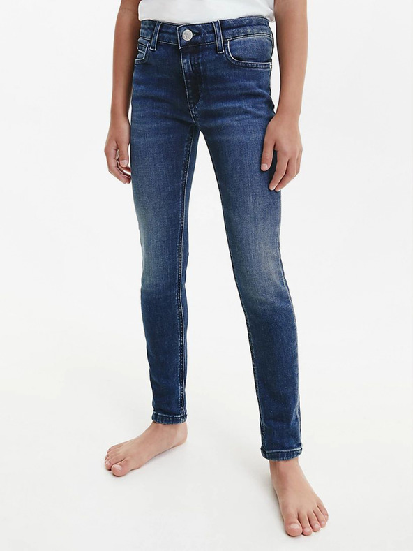 Levně Calvin Klein Jeans Jeans dětské Modrá