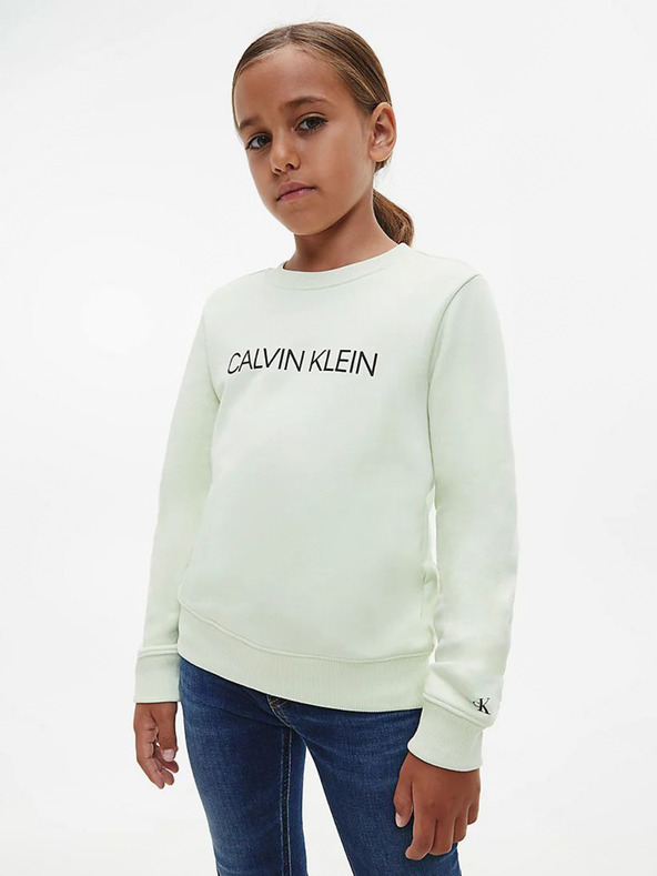 Calvin Klein Jeans Bluza dziecięca Zielony