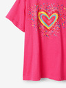 Desigual Heart Triko dětské