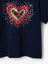 Desigual Heart Triko dětské