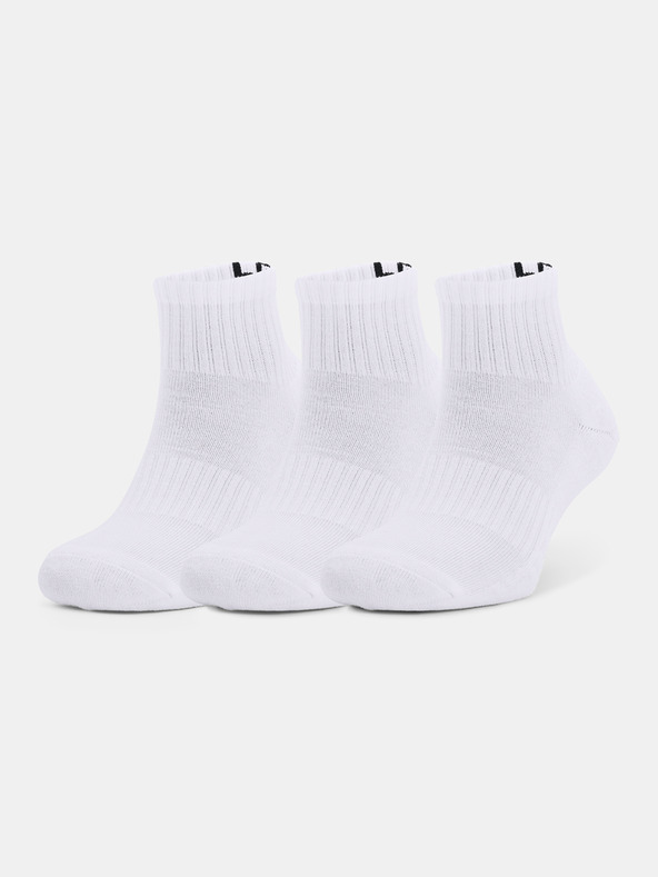 Under Armour Core QTR Set Of 3 Pairs Of Socks Blanco