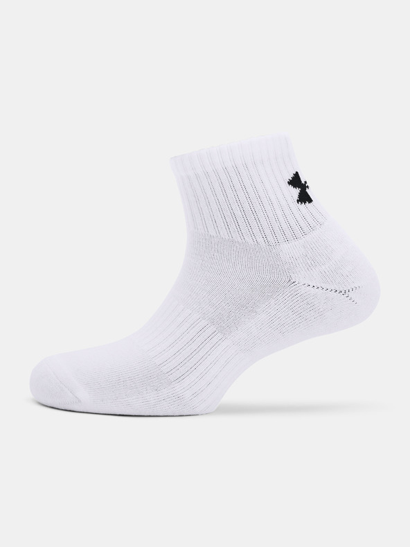 Under Armour Core QTR Set Of 3 Pairs Of Socks Blanco