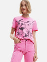 Desigual Pink Panther Smile Triko